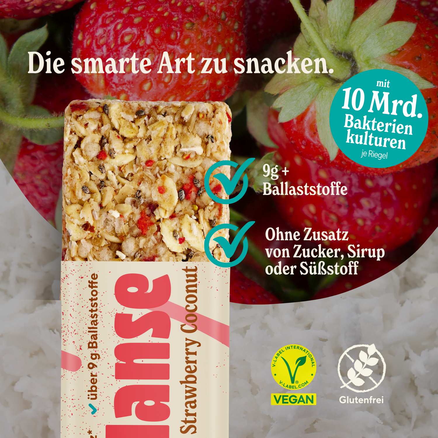 Crunchy Oats Strawberry Coconut