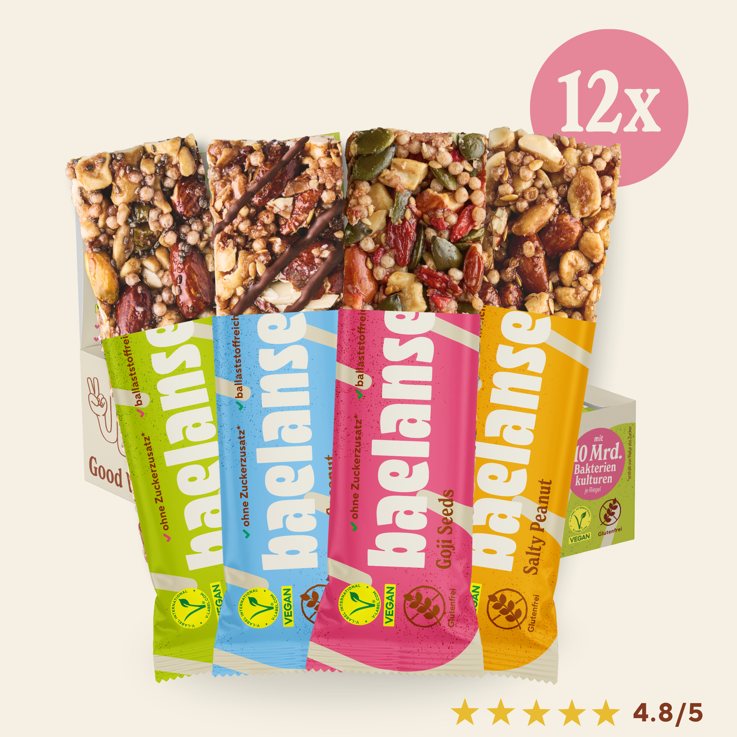 Limitiertes Angebot: Starter-Paket Nussriegel (15% Rabatt)